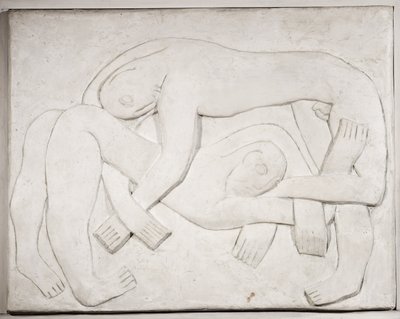 Lutteurs, 1914 ; 1965 - Henri Gaudier Brzeska