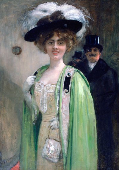Un couple arrivant à un événement - Henri Gervex