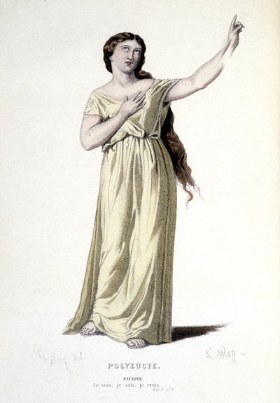 Costume pour Pauline dans "Polyeucte", 1884 - Henri Jules Jean Geoffroy