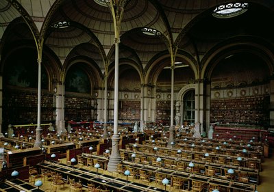 Intérieur de la Salle des Imprimés, 1868 - Henri Labrouste