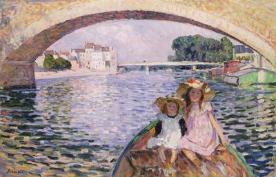 Dans le bateau - Henri Lebasque