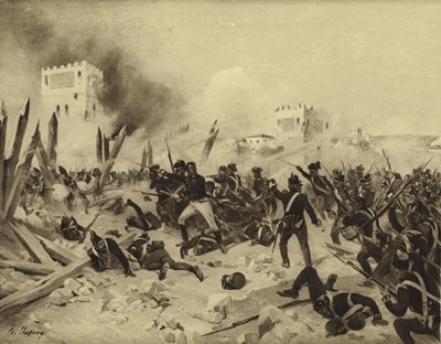 Bataille de Badajoz, 1812 - Henri Louis Dupray