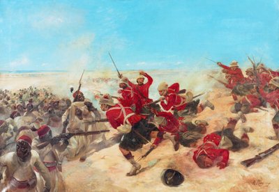 La Black Watch à la bataille de Tel-el-Kebir le 13 septembre - Henri Louis Dupray