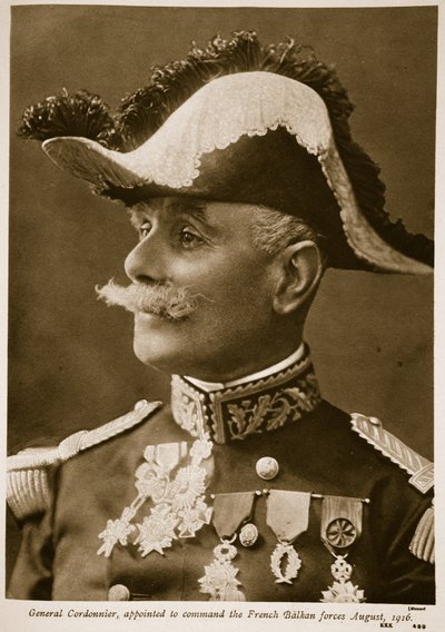 Général Cordonnier, nommé pour commander les forces balkaniques françaises en août - Henri Manuel