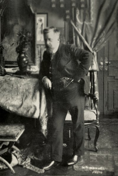 Portrait du peintre français Charles Lucien Leandre ( 1862 - Henri Manuel