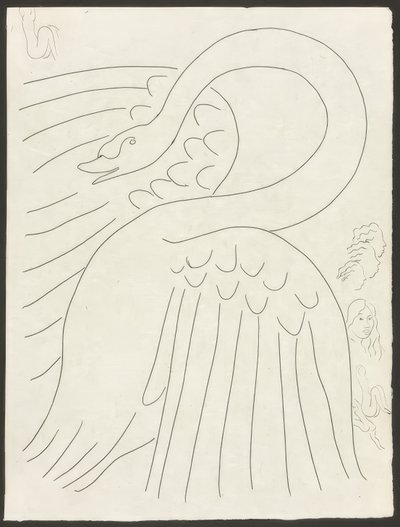 Quelques sonnets : Frontispice, planche 24 des Poésies de Mallarmé - Henri Matisse