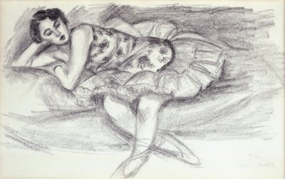Danseuse sur canapé de Ten Dancers - Henri Matisse