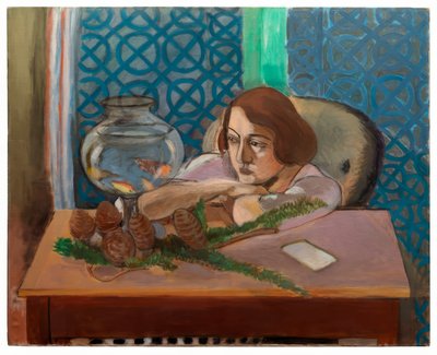 Femme devant un aquarium - Henri Matisse