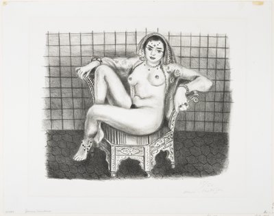 Jeune Hindoue-Seated Odalisque - Henri Matisse