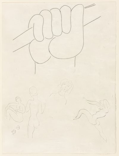 Le Guignon, deuxième planche des Poésies de Mallarmé - Henri Matisse