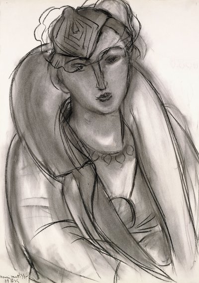 Lydia (étude pour le portrait en veste bleue) - Henri Matisse