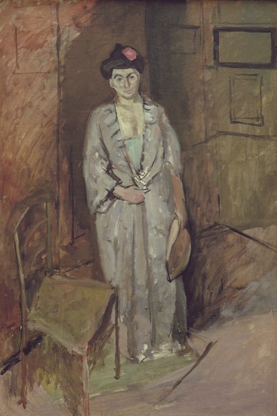 Madame Matisse en Japonaise (The Japanese Lady) 1901 (oil on canvas) - Henri Matisse