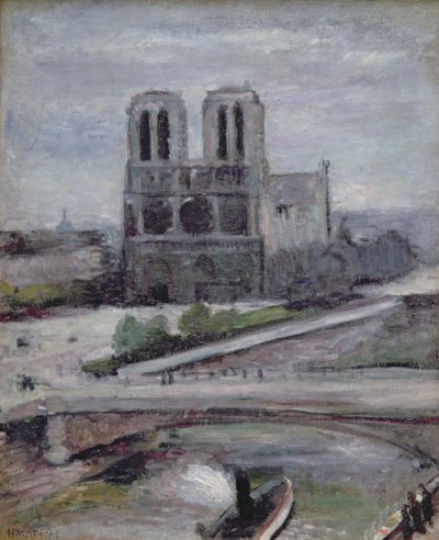 Notre Dame (oil on canvas) - Henri Matisse