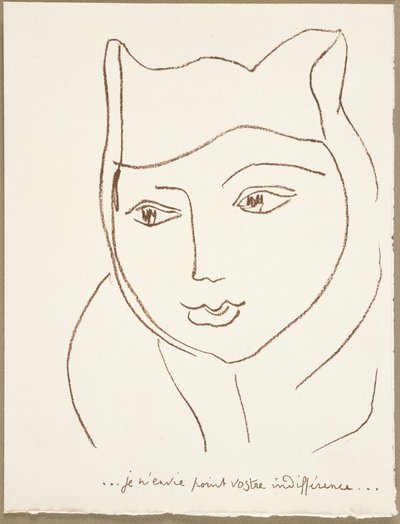 Page des lettres portugaises - Henri Matisse