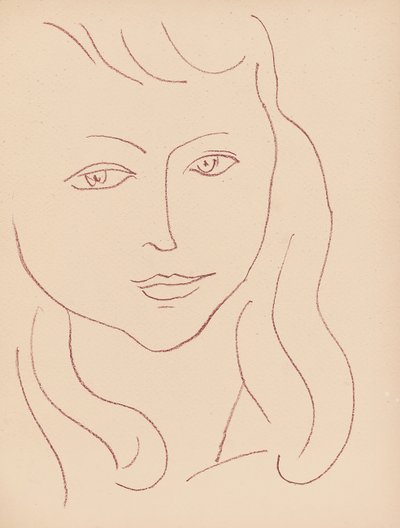 Assiette de "Visages - Henri Matisse