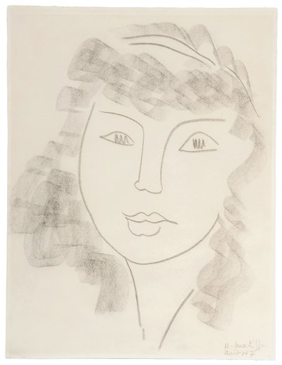 Portrait of a Woman ; Portrait de Femme - Henri Matisse