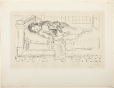 Figure couchée - Henri Matisse