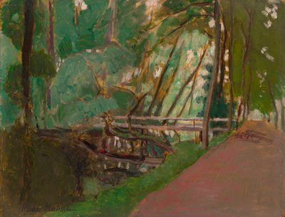Sous-bois, vers 1902-1903 (huile sur papier posée sur panneau) - Henri Matisse