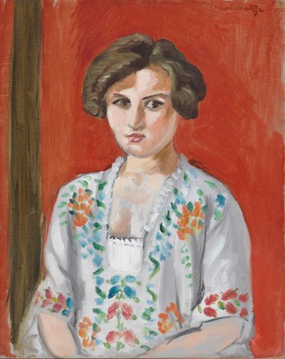 Le chemisier bulgare, vers 1920 (huile sur toile) - Henri Matisse