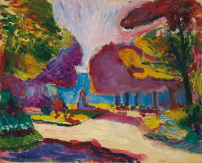 Les jardins du Luxembourg, Paris, vers 1902 (huile sur toile) - Henri Matisse