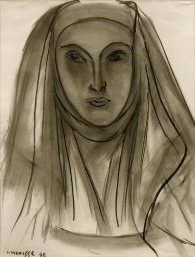 La Nonne (étude pour les lettres portugaises) - Henri Matisse