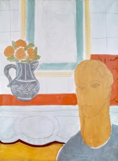 Tête ocre - Henri Matisse