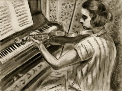 Une jeune violiniste devant un piano - Henri Matisse