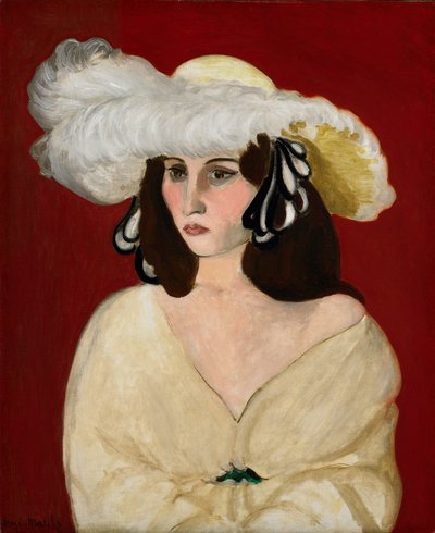 White Plumes - Henri Matisse