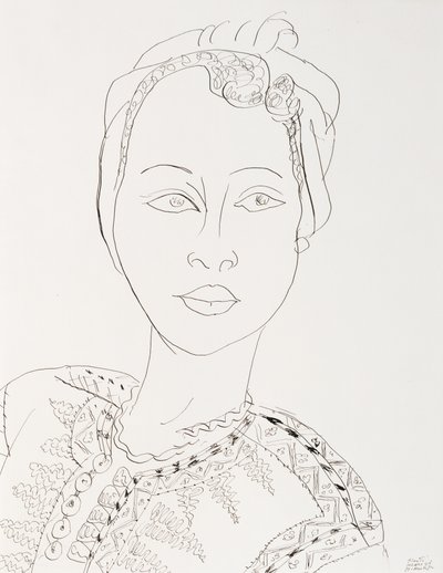 Femme avec turban - Henri Matisse
