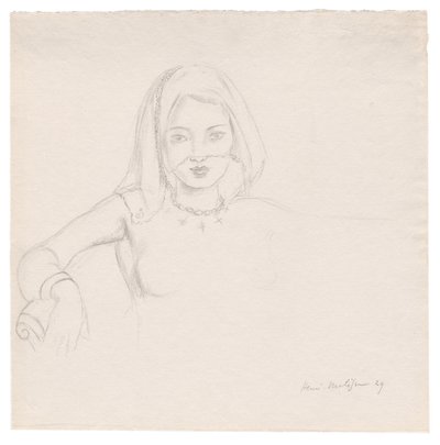 Jeune femme au voile - Henri Matisse