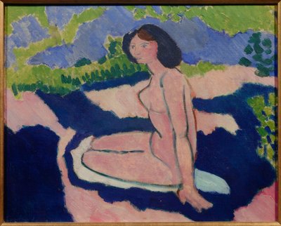 nu rose 1909 (huile sur toile) - Henri Matisse