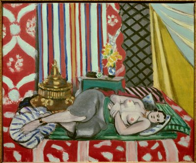 odalisque a la culotte grise 1925 (oil on canvas) - Henri Matisse
