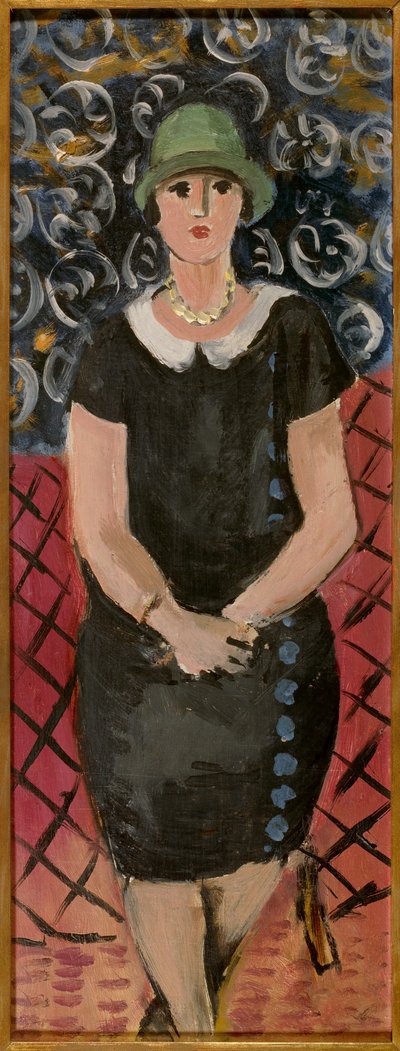 Femme assise vers 1925 (huile sur carton) - Henri Matisse