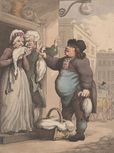 Les cris de Londres, N° 2 : Achetez mon oie, mon oie grasse, 1er janvier 1799 - Henri Merke
