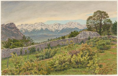 Matin gris sur les Alpes (Barberaz) - Henri Rivière