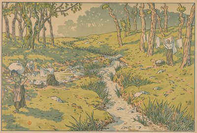 Aspects de la nature : Le ruisseau - Henri Rivière