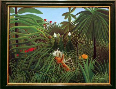 Cheval attaqué par un jaguar - Henri Rousseau