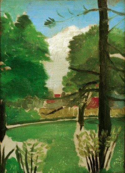 Esquisse, vue du parc Montsouris - Henri Rousseau