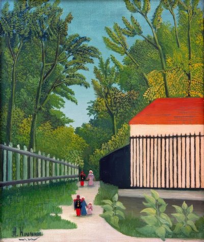 La Promenade au parc Montsouris - Henri Rousseau