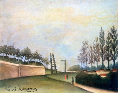 Vue des fortifications à gauche de la porte de Vanves, 1909 - Henri Rousseau