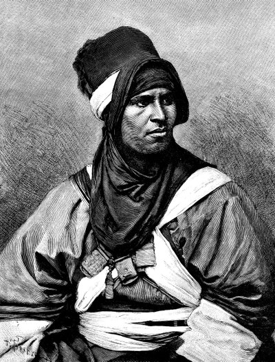 Un homme targui, 1895 - Henri Thiriat