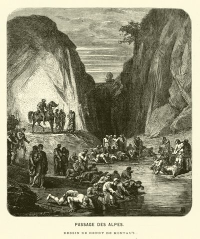 Traversée des Alpes - Henri de (after) Montaut
