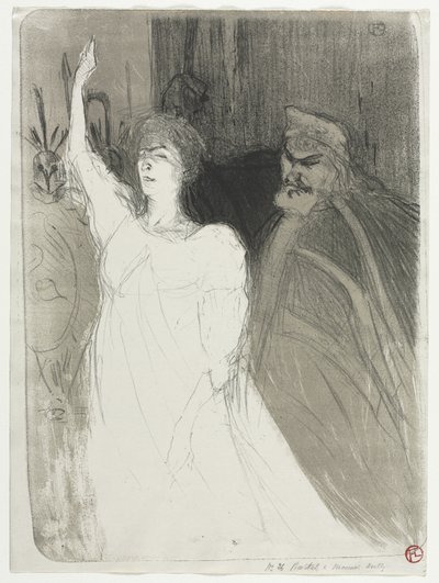 Une Idylle Princier, Clara Ward - Henri de Toulouse-Lautrec