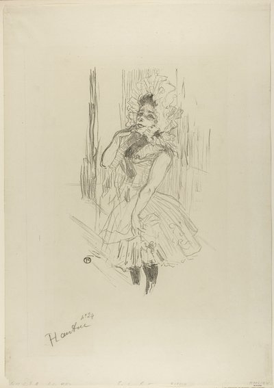 Anna Held, dans Toutes ces Dames au Théâtre - Henri de Toulouse-Lautrec