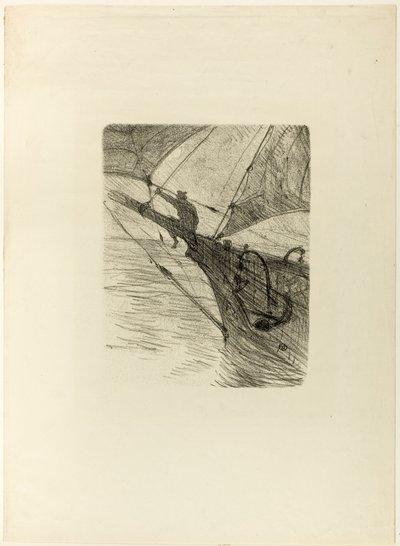 En mer de nuit, de Mélodies de Désiré Dihau - Henri de Toulouse-Lautrec