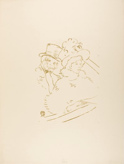 Au concert - Henri de Toulouse-Lautrec