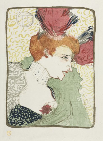 Buste de Mademoiselle Lender - Henri de Toulouse-Lautrec