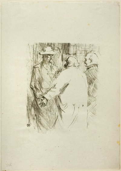 Clemenceau en Busk, de Au Pied du Sinaï - Henri de Toulouse-Lautrec
