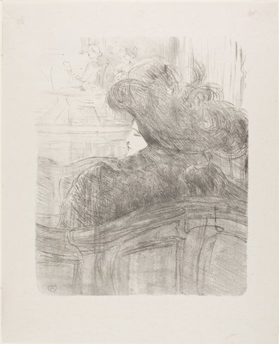 Cléo de Mérode, de Treize Lithographies - Henri de Toulouse-Lautrec