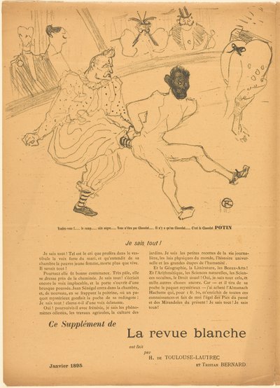 Footit et Chocolat [recto gauche] - Henri de Toulouse-Lautrec